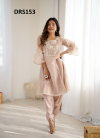 Arya DRS 153 Organza With Hand Work Top With Tulip Pant Online Wholesale
